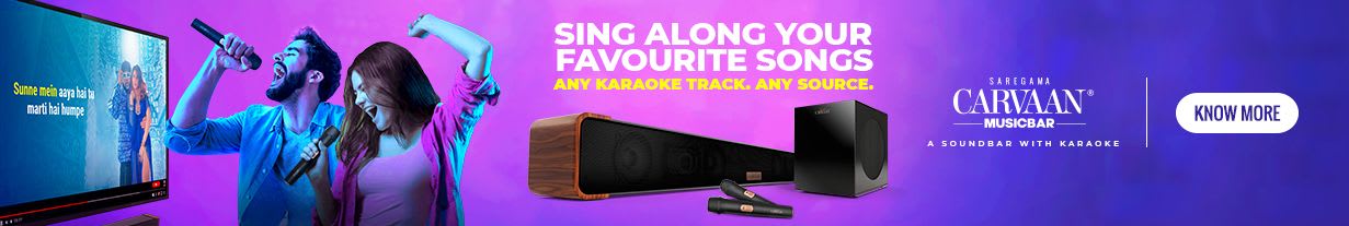 Saregama Carvaan Musicbar Karaoke