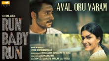 Aval Oru Varam - Lyrical Video | Run Baby Run| RJ Balaji | Isha Talwar | Jiyen Krishnakumar | Sam CS